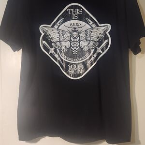 Black Graphic T-Shirt (TikTok Influencer - Ryan Dwire)